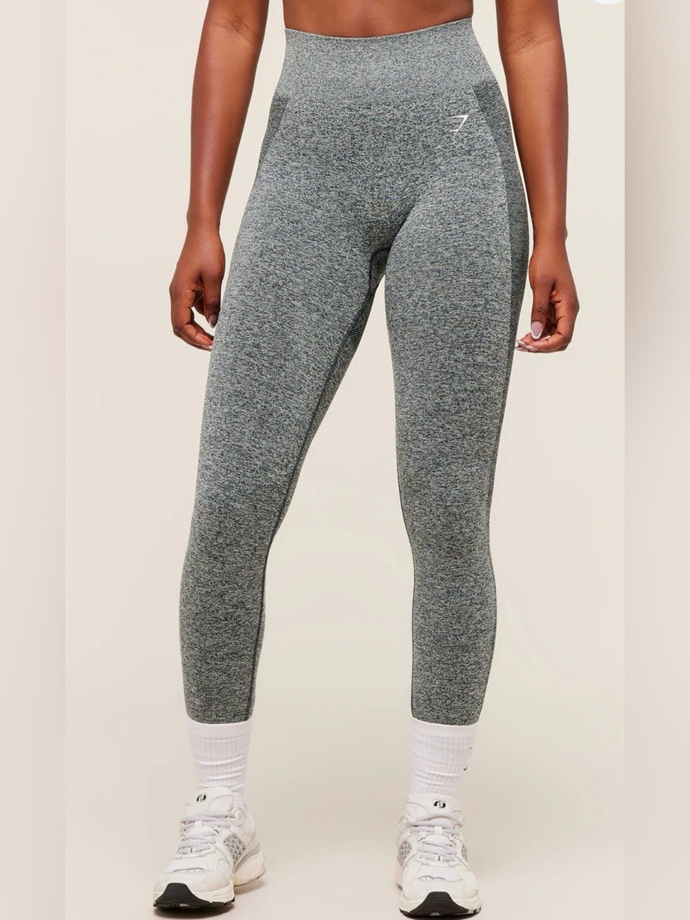 Gymshark Flex High Waisted Leggings XS Gray Marl NB